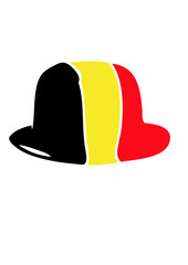 chapeau melon belgique drapeau belge