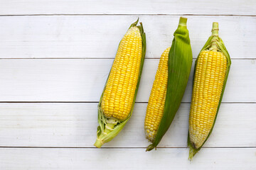Sweet corn, Fresh yellow corn