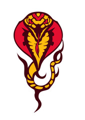 serpent cobra dessin