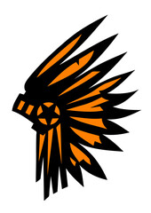 coiffe indien indienne dessin