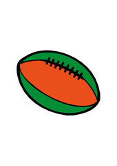 ballon de rugby ou football americain