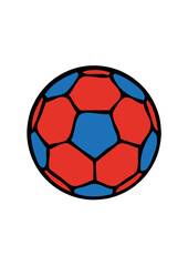 Fototapeta premium ballon de handball dessin