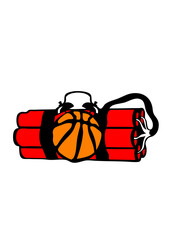 dynamite reveil bombe basketball logo club