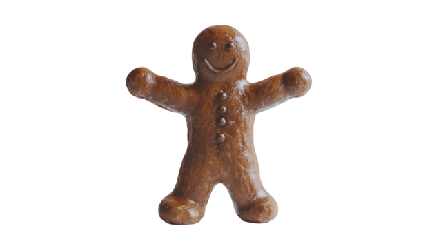 wooden cross isolated on white