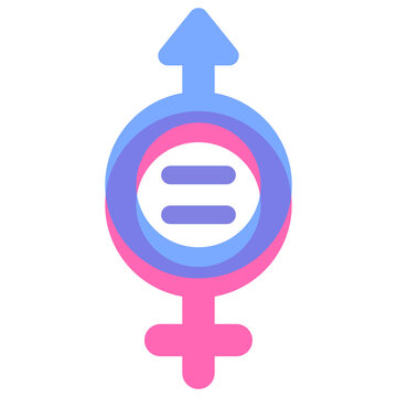 gender equality concept, png icon design