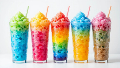 Fruit juices of various flavors