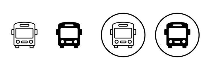 Bus icon vector. bus sign and symbol © avaicon
