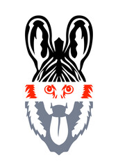 animal portrait robot zebre chat chien