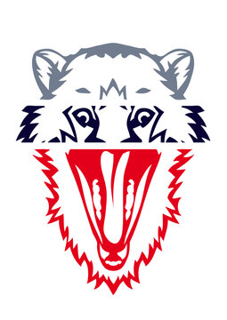 animal portrait robot ours loup yenne