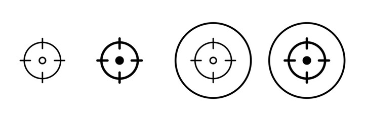 Target icon vector. goal icon vector. target marketing sign and symbol