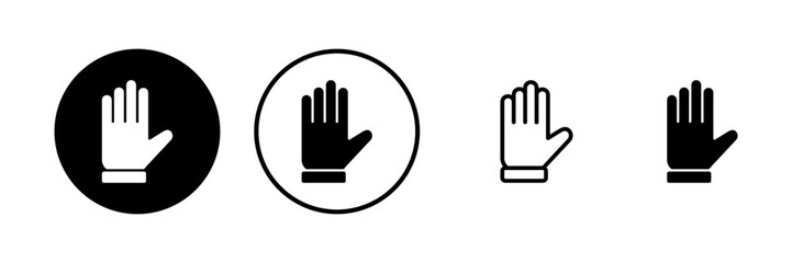 Obraz premium Hand icon vector illustration. hand sign and symbol. hand gesture