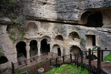 Obraz premium Besikli Cave in Samandag, Hatay, Turkiye