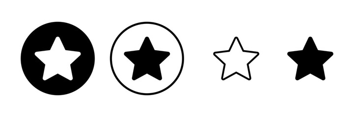 Star Icon vector illustration. rating sign and symbol. favourite star icon