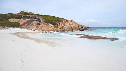 Sandy beach in Thistle Cove in Cape Le Grand National Park, Western Australia, Australia
