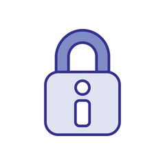 Blocked icon vector stock illustration