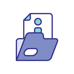 Online Help icon vector stock illustration