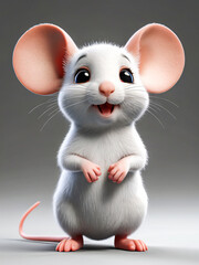 3d cute animal character