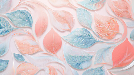 Pastel Wellness Pattern – Seamless Calming Background

