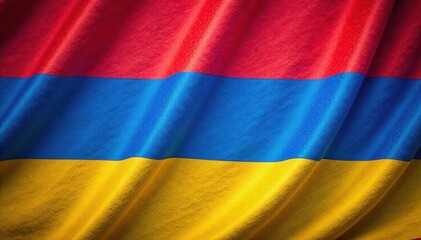 Naklejka premium Colorful flag with three horizontal stripes - blue, white and red, blue, proportions