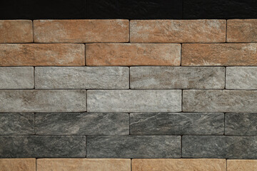Different samples of tiles as background, closeup