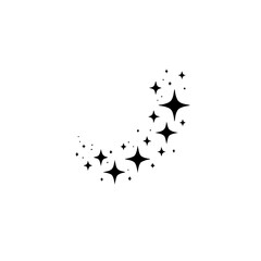 Minimalist Star Burst Illustration: Elegant Design Element