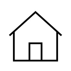 home  line icon, linear outline icon