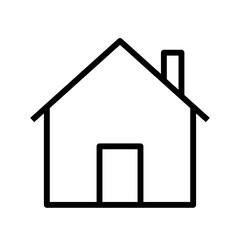 real estate  line icon, linear outline icon