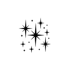 Fototapeta premium Retro Starbursts on White Background