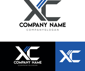 Letter XC Logo, icon vector, company name logo