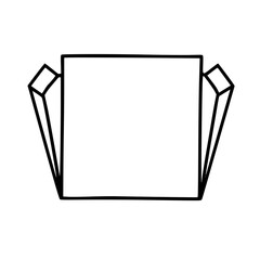 Geometric Abstract Illustration with Minimalist Design Elements