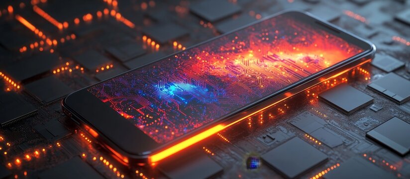 Advanced Mobile Device with Intricate Circuitry