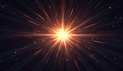 Naklejka premium vector illustration of a fireworks, Generative AI