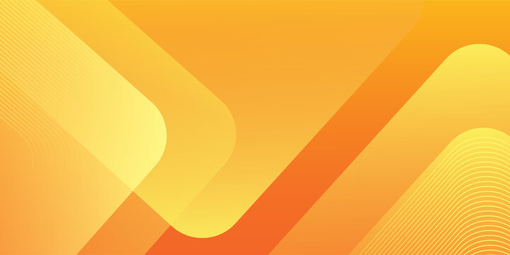 Abstract orange and yellow geometric background. Dynamic shapes composition. Cool background design for posters.vector eps10