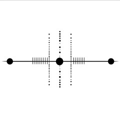 Can you generate a horizontal line with a small line for each month starting from August 2022 to August 2023 please