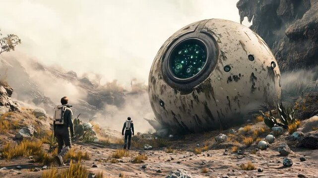 Explorers Have Encountered a Mysterious Alien Artifact on an Uncharted Planet in an Unknown Region of Space
