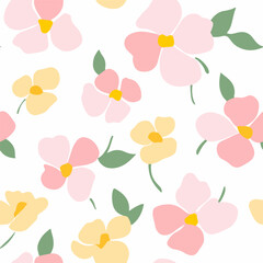 Begonia pattern.Exquisite vector floral patterns.