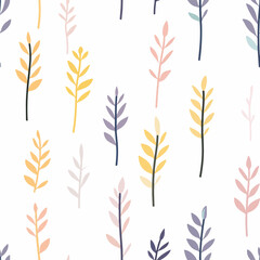 Calamus pattern.Exquisite vector floral patterns.
