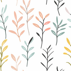 Calamus pattern.Exquisite vector floral patterns.
