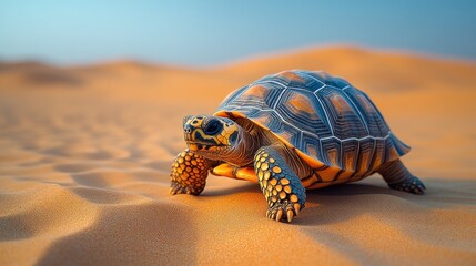 Desert Tortoise: A Journey Across Golden Sands