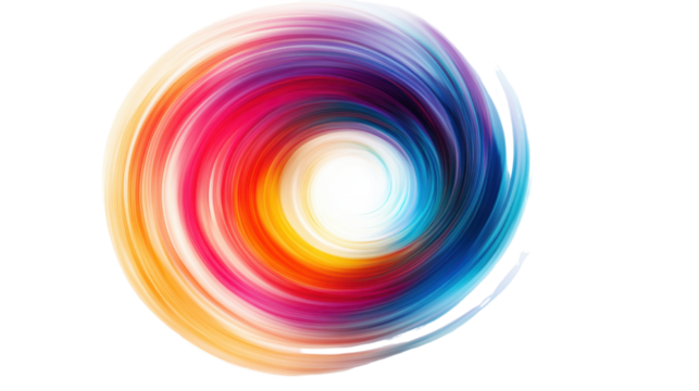 abstract colorful background on white background