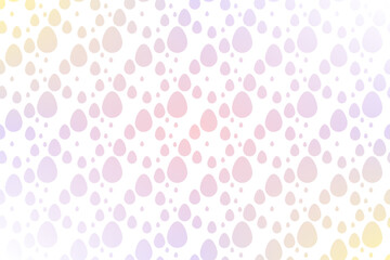 Seamless Colorful Easter Egg Pattern Vector Background for Spring Decor