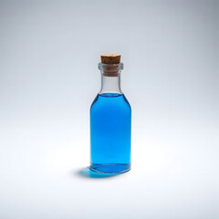 Obraz premium 3D Blue Magic Potion Bottle for Fantasy Game