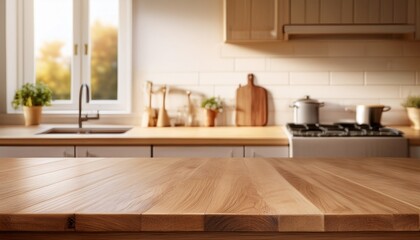Golden maple wood texture filling the foreground, natural sunlight highlights the grain, Sca