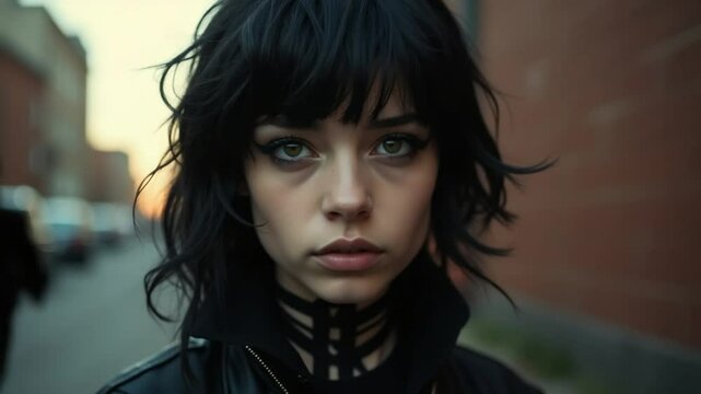 Emo Woman &ndash; Alternative Style and Emotional Expression

