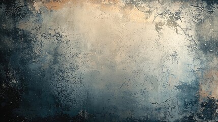 Abstract Textured Background with Muted Blue, Gray, and Tan Tones