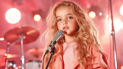 Kid Singer Stage Performance