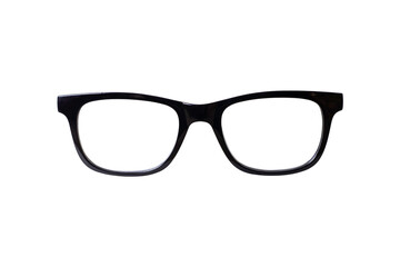 Glasses isolated on white background.