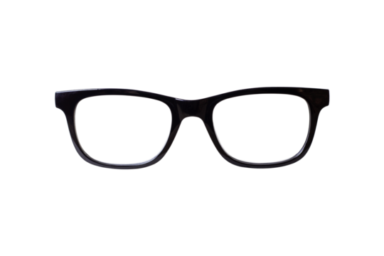 Glasses isolated on white background.