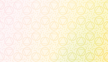 Fototapeta premium Decorative pattern with geometric ornament. Vector illustration. For fashion print, scrapbooking page, flyer design. Gradient color