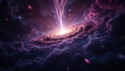 Cosmic vortex in nebula